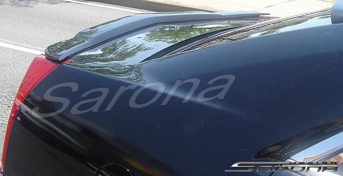 Custom Cadillac CTS Trunk Wing  Sedan (2008 - 2013) - $299.00 (Manufacturer Sarona, Part #CD-011-TW)